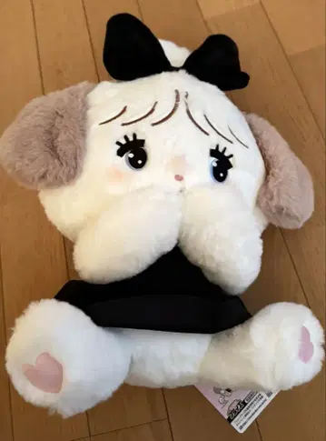 mikko characters BLACK RIBBON BIG 봉제 인형