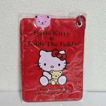 레트로 2003 HELLO KITTY 비닐 패스 케이스