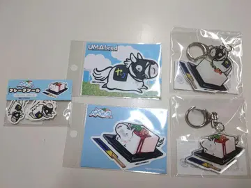 [ 하야야코 ] UMAbred 아크릴 키링 스티커 세트
