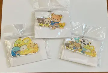 미개봉 아크릴 키링 3종 세트 컴플리트 고흐전