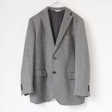 marie clarie 테일러드 자켓 LL 사이즈 그레이 울