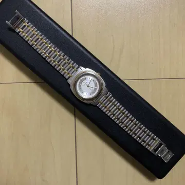 nivada 실버 골드 캐주얼 손목시계