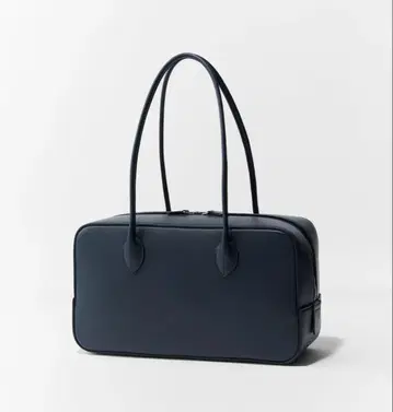 MAISON CANAU 메종카나우 박스 보스턴 백 네이비 레어