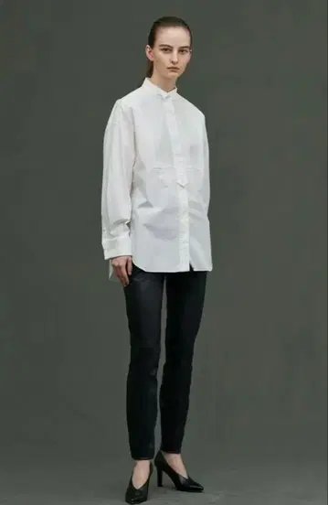UNCRAVE 에코 가죽 레깅스 팬츠
