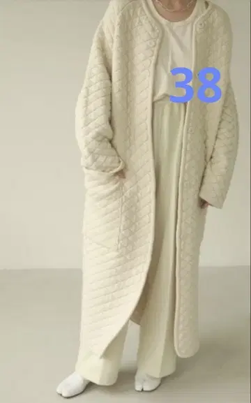 todayful 퀼팅 니트 코트