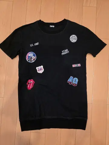 [ USED ] Shoop 블랙 헤비 T셔츠