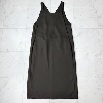 새상품급 미즈이로 인드 오버롤 스커트 원피스 카키 계열 프리 사이즈