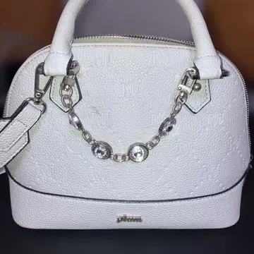 pium 비쥬 모노그램 미니백 블루 그레이