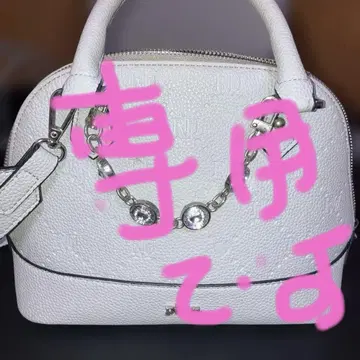 pium 비쥬 모노그램 미니백 블루 그레이