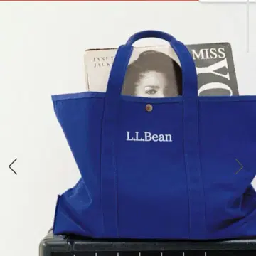 L.L.Bean for SALON 별주 글로서리 토트 블루