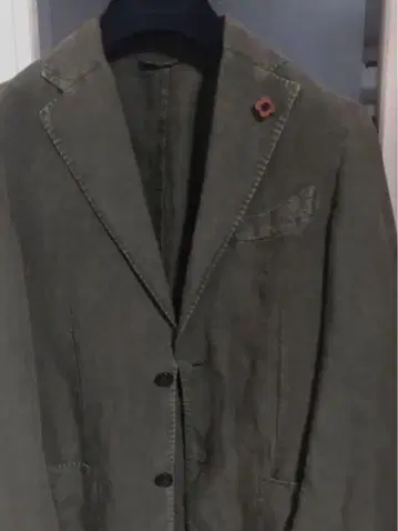 루비암 LBM 올리브 그린 테일러드 자켓 린넨 100%