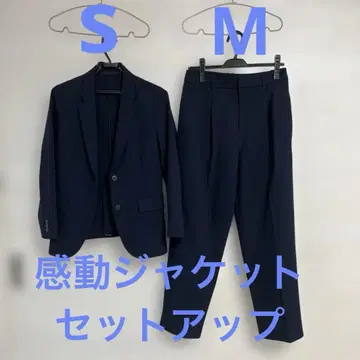 UNIQLO 유니클로 수트 감동 자켓 면접 네이비 컬러 셋업