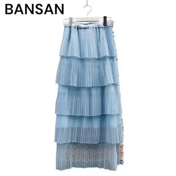 BANSAN 반산 23ss 플리츠 롱 스커트