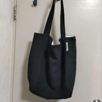 린넨 시트 토트백 블랙 M