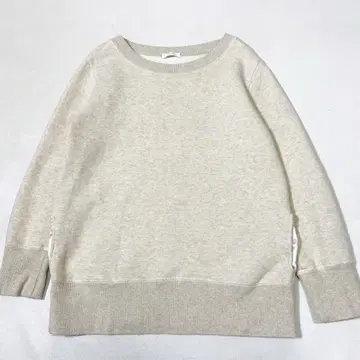 르 피봇 속기모 크루넥 맨투맨 풀오버