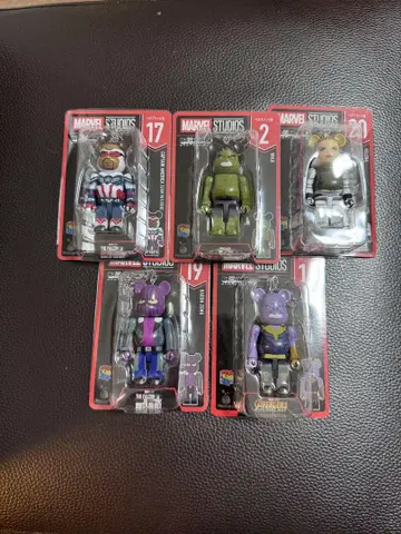 MARVEL STUDIOS 베어브릭 5체 세트