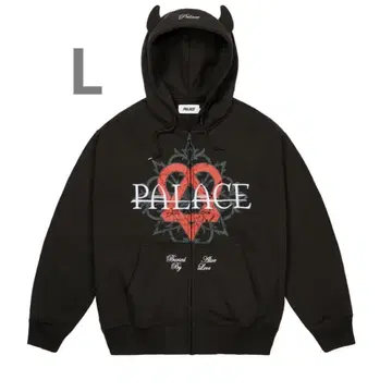 L PALACE HIM TRI-GRAM HOOD BLACK