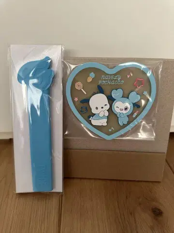 TWICE 나연 클리어 코스터 FC 복권 E상 부채 그립