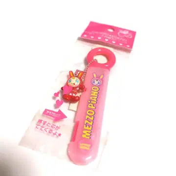 mezzo piano 마스코트 부착 교체심 케이스 핑크 레트로