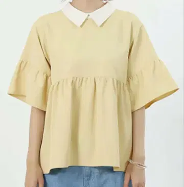 [ MARY QUANT ] 페플럼 상의