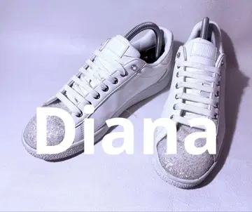 다이애나 다이애나 가죽 비쥬 펀칭 스니커즈 [새상품급] 25.0cm