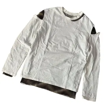 새상품급 퍼버즈 Slit Double Mesh Long T 리버서블
