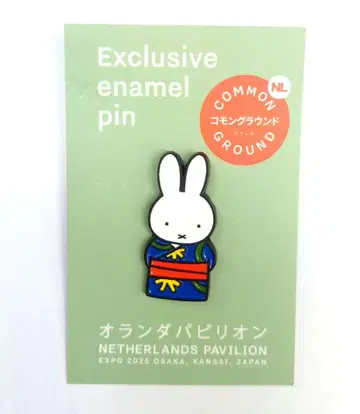 오사카 간사이 만박 오란 파빌리온 한정판 미피 핀 배지 핀즈