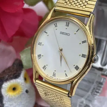 가동품 SEIKO 세이코 골드 남성용 손목시계
