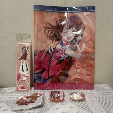뱅드림 토야마 카스미 클리어 홀더 아크릴 스탠드 키링
