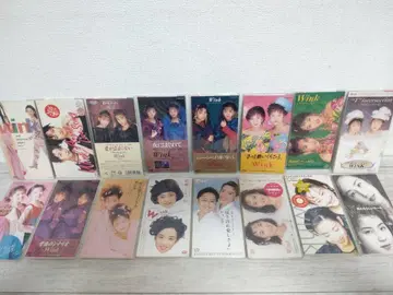 [ WINK 8cmCD 묶음 판매 총 16장 ] 싱글 CD Wink 윙크