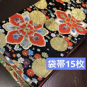 [ 오비 묶음 판매 ] 후쿠로 오비 15장 리메이크 소재 핸드메이드용