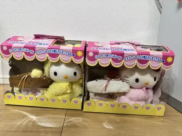 헬로키티 봉제 인형 세트 사진 프레임 포함