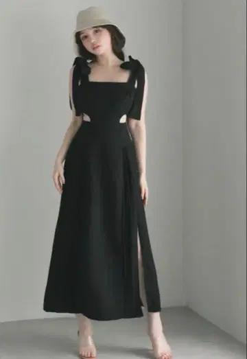 Ann ribbon pleats dres 앤마리 andmary