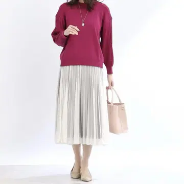 [ 새상품 ] Reflect 아코디언 플리츠 스커트 완판 최근 모델