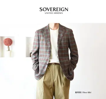유나이티드 애로우즈 상급 라인 'SOVEREIGN' 테일러드 자켓 46