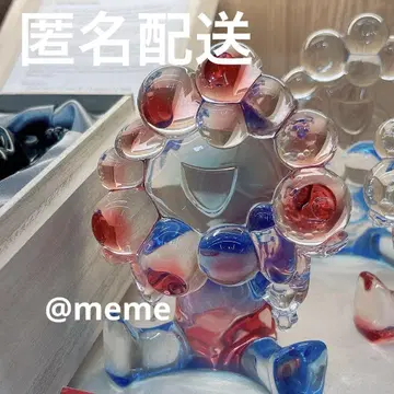 [ 미개봉 새상품 ] 미야쿠미야쿠 클리어 피규어 (레드 x 블루) 만박