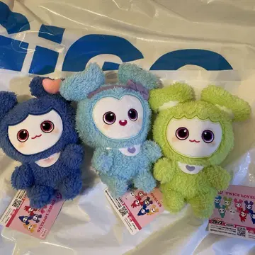 TWICE LOVELYS 봉제 인형 BABY LOVELYS 3종 세트