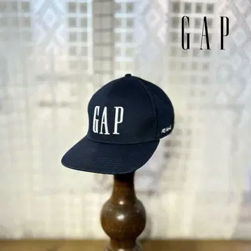 GAP 올드 로고 코튼 야구 모자 네이비