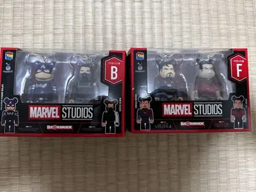 해피 복권 베어브릭 marvel 마블 B, F상 페어 박스상