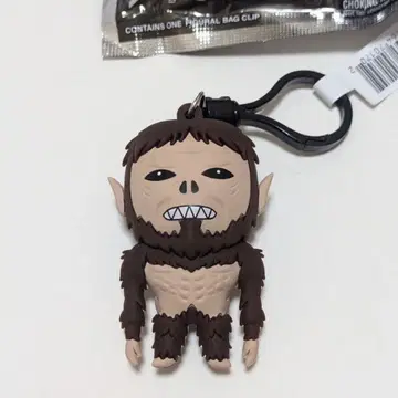 진격의 거인 짐승의 거인 피규어 백 클립 키링 키체인