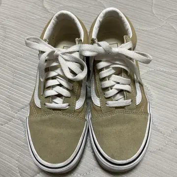 베이지 스웨이드 로우컷 스니커즈 22.5cm