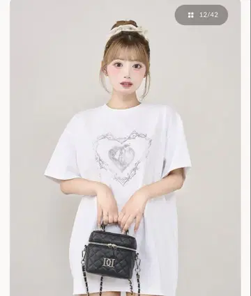 다리치 Darich 하트 키 페도 빅 티셔츠