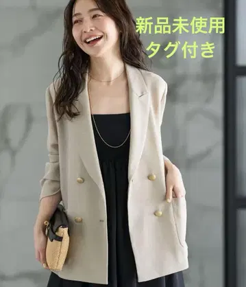 미사용 새상품 메쉬 메탈 버튼 라이트 자켓 그레이지