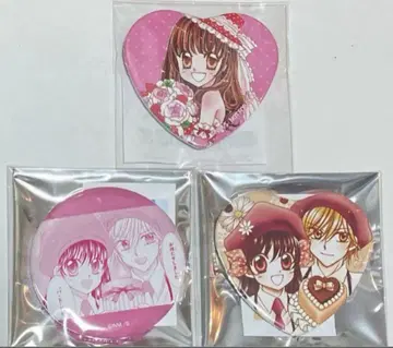 꿈빛 파티시엘 카시노 마코리 아마노 이치고 하트 캔뱃지 특전