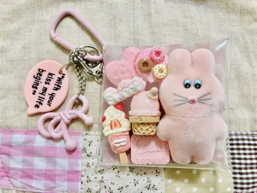 가챠 파우치 strawberry sweets 마스코트 파우치