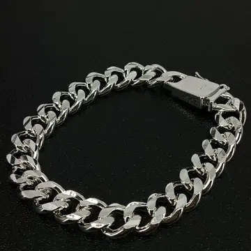 실버 체인 팔찌 키헤이 락