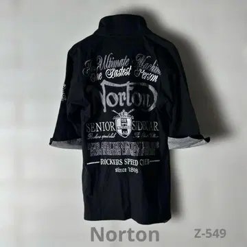 [ Norton ] 노튼 롱T 7부 소매 블랙 S 면