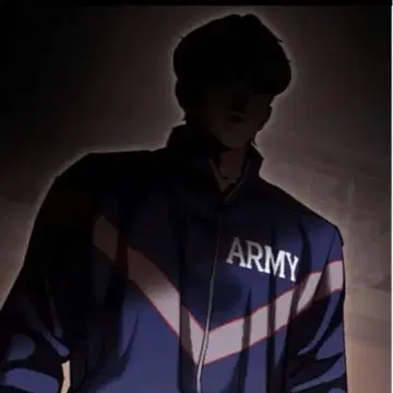 외견지상주의 카미야 요한 착용 ARMY 트레이닝 자켓 M 사이즈
