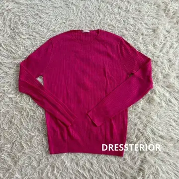 DRESSTERIOR 긴팔 리브 니트탑