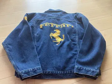 레어 SAMWIN JEANS Ferrari 데님 자켓